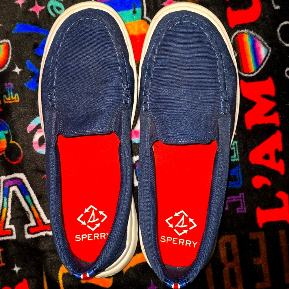 GUC - Womens Sperry Canvas Slip-On Sneaker